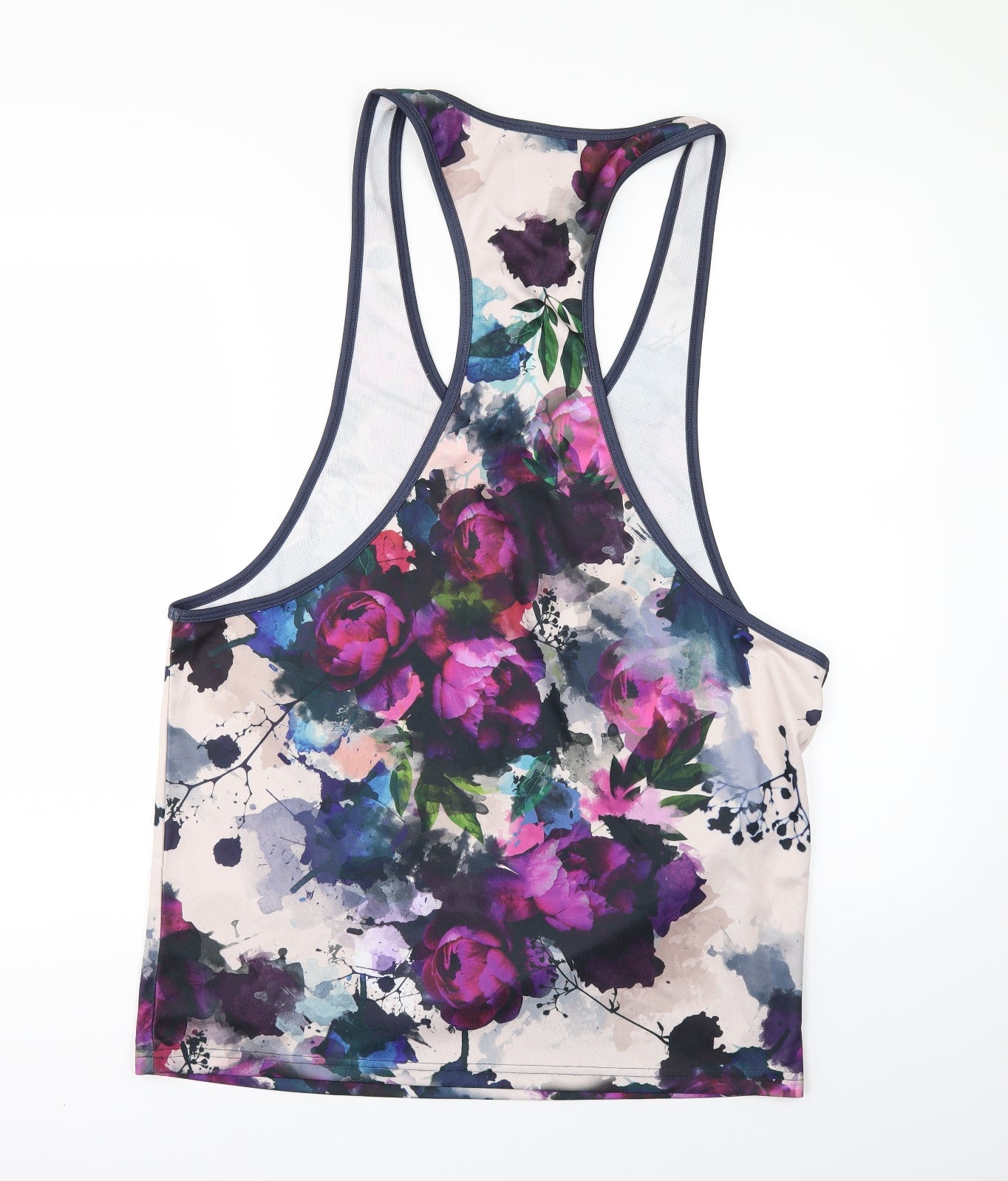 SikSilk Mens Multicoloured Floral  Basic T-Shirt Size L