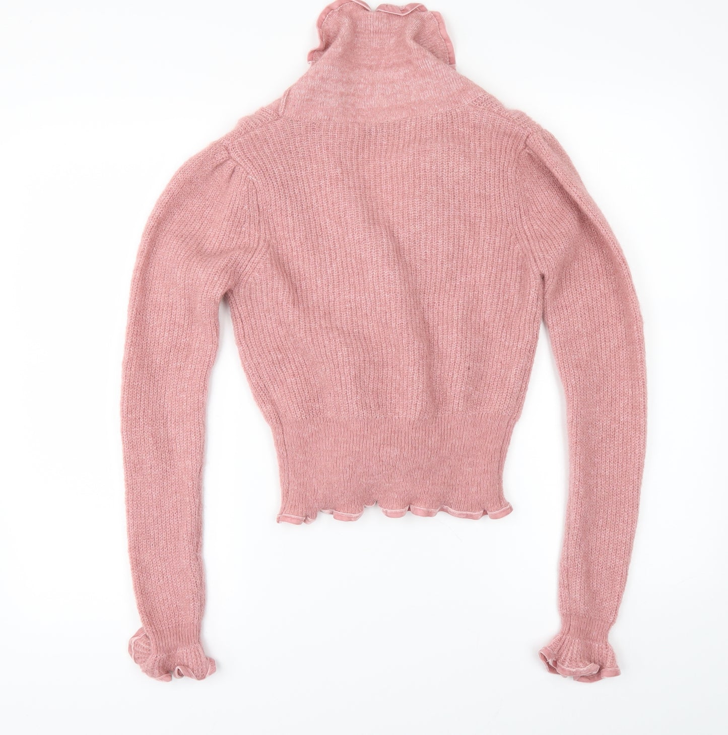 Zara Womens Pink   Cardigan Jumper Size S