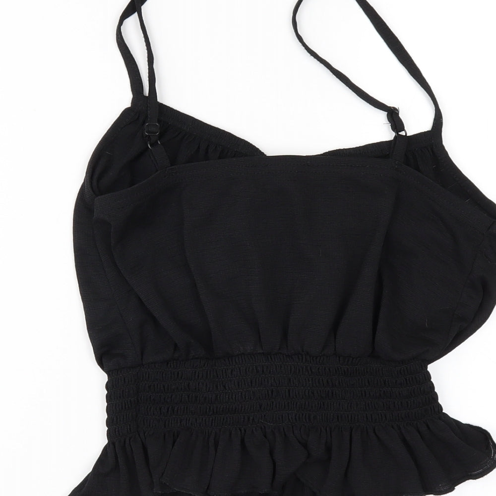 New Look Womens Black   Camisole Blouse Size 10