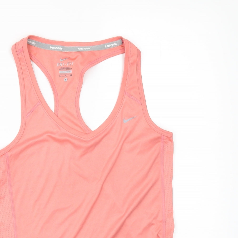 Nike Womens Orange   Basic T-Shirt Size S