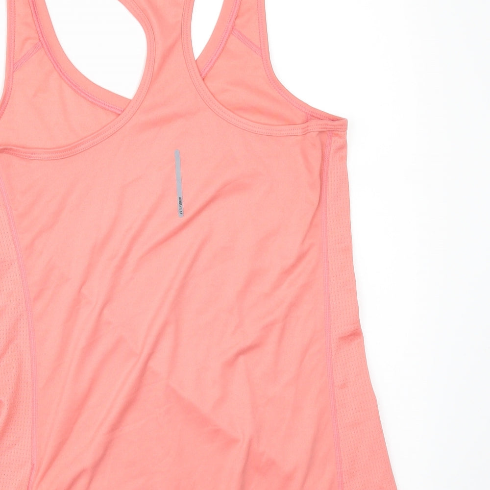 Nike Womens Orange   Basic T-Shirt Size S