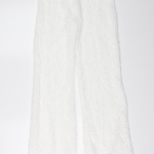 Missy Empire Womens White   Trousers  Size 6 L32.5 in