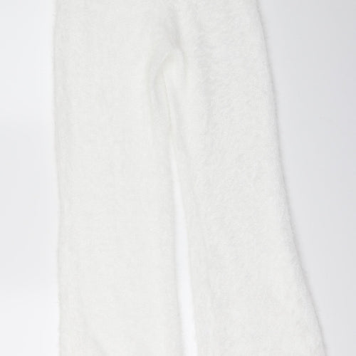 Missy Empire Womens White   Trousers  Size 6 L32.5 in