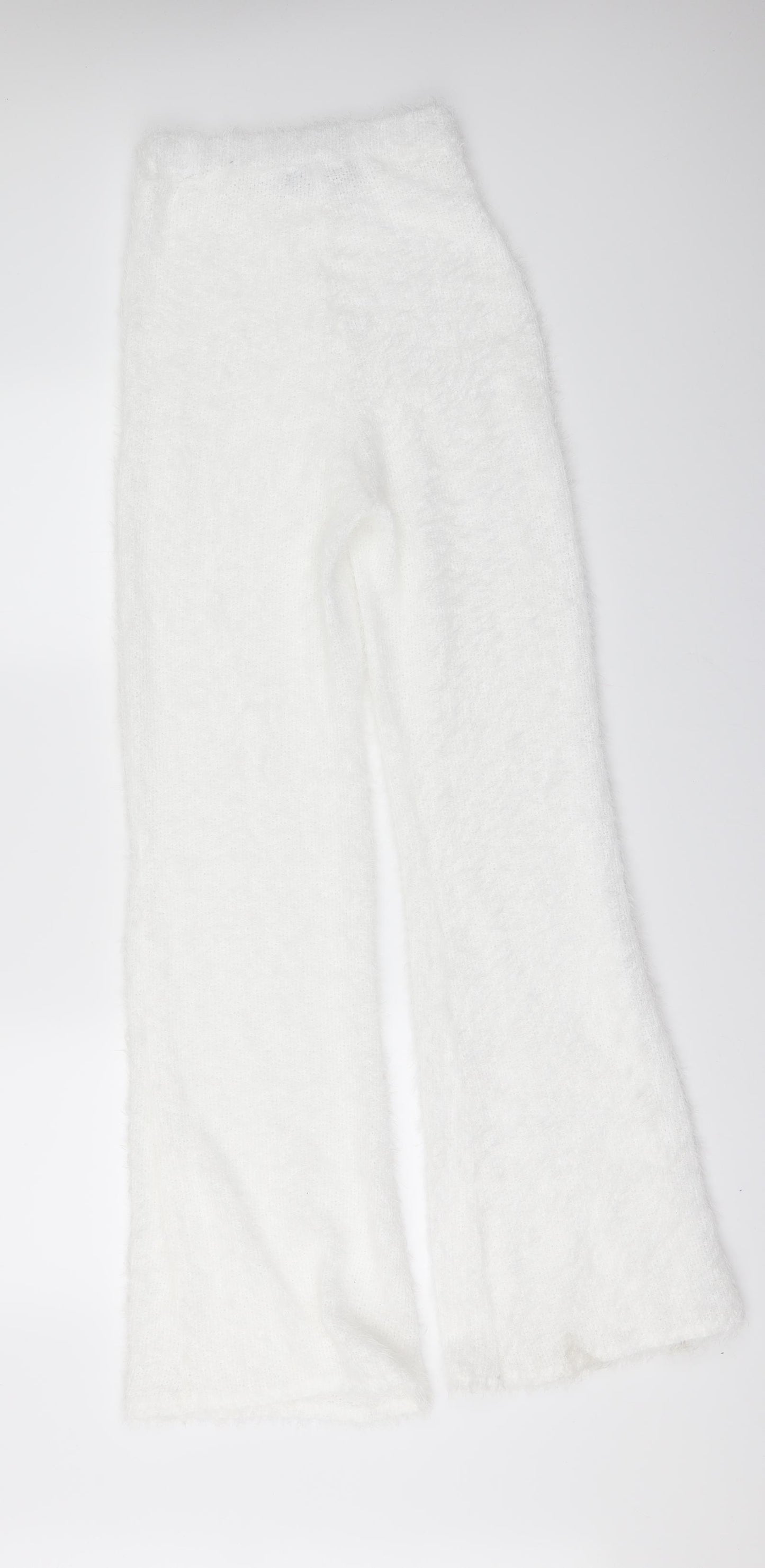 Missy Empire Womens White   Trousers  Size 6 L32.5 in