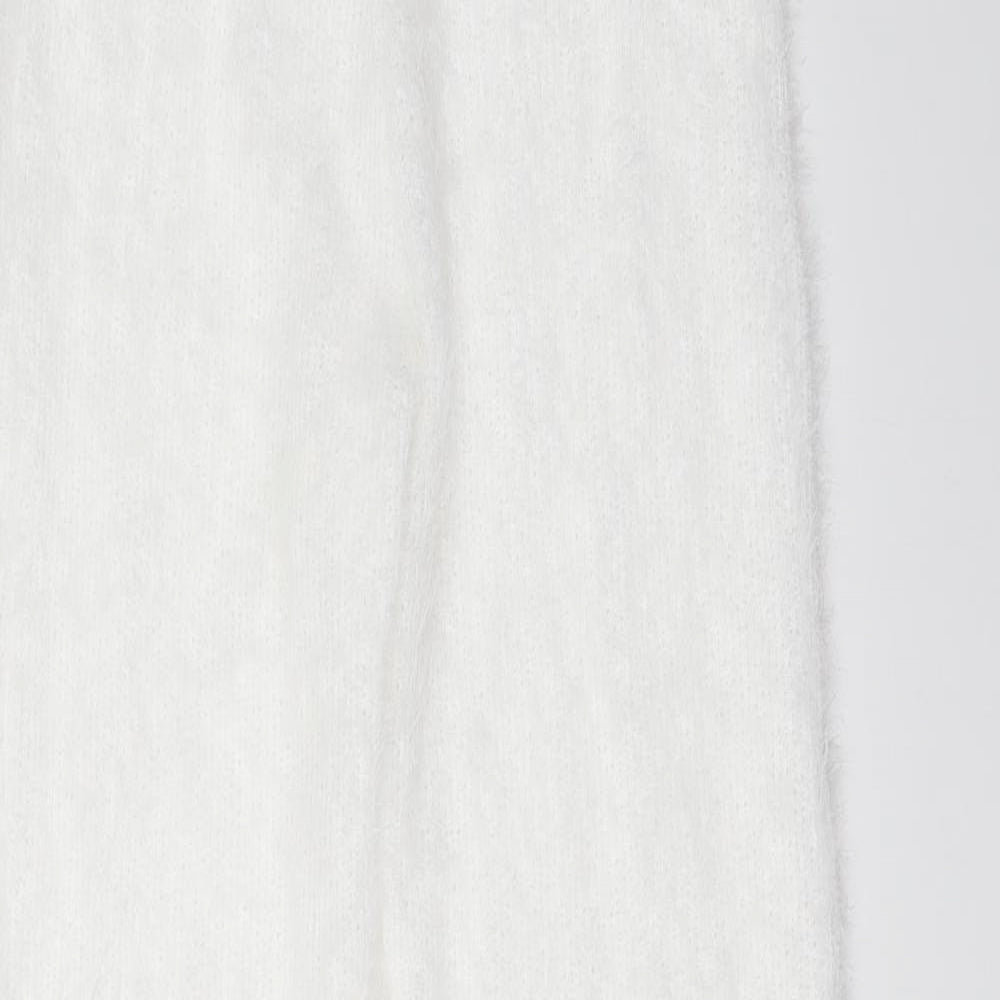 Missy Empire Womens White   Trousers  Size 6 L32.5 in