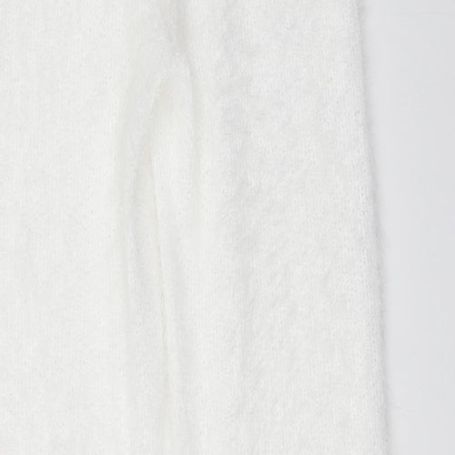 Missy Empire Womens White   Trousers  Size 6 L32.5 in