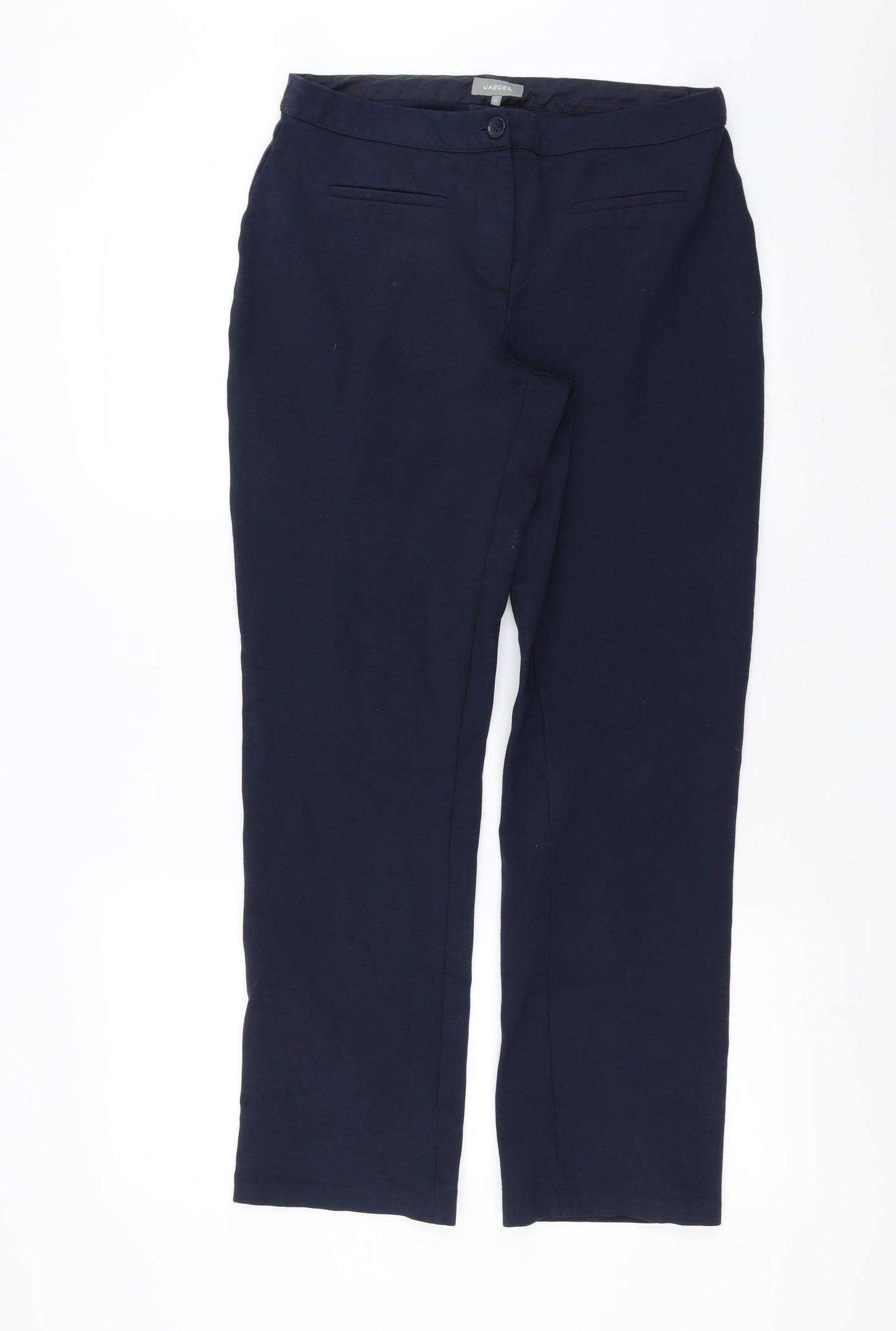Jaeger Womens Blue   Trousers  Size 10 L29 in