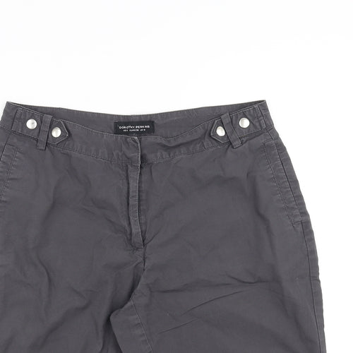 Dorothy Perkins Womens Grey   Bermuda Shorts Size 10