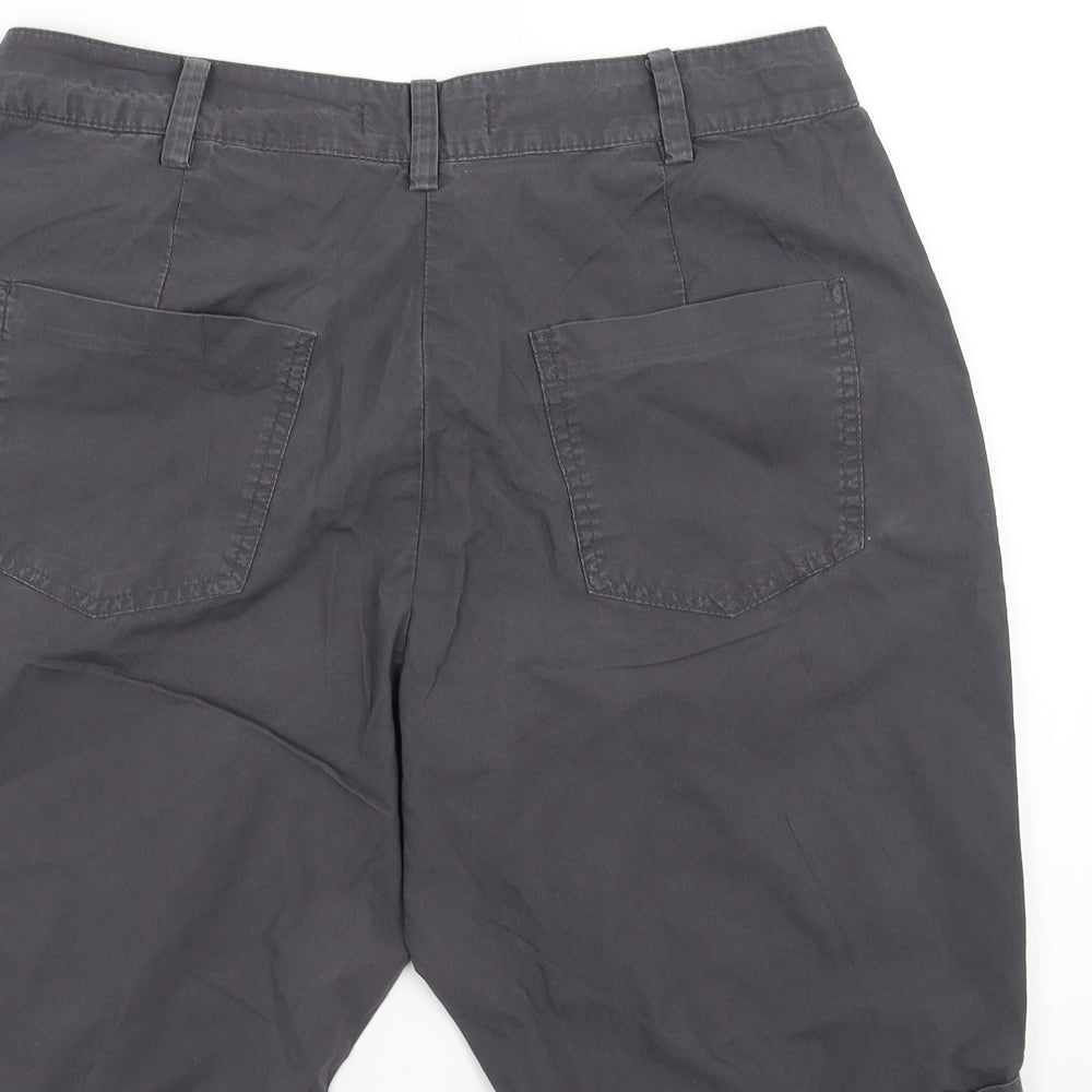 Dorothy Perkins Womens Grey   Bermuda Shorts Size 10