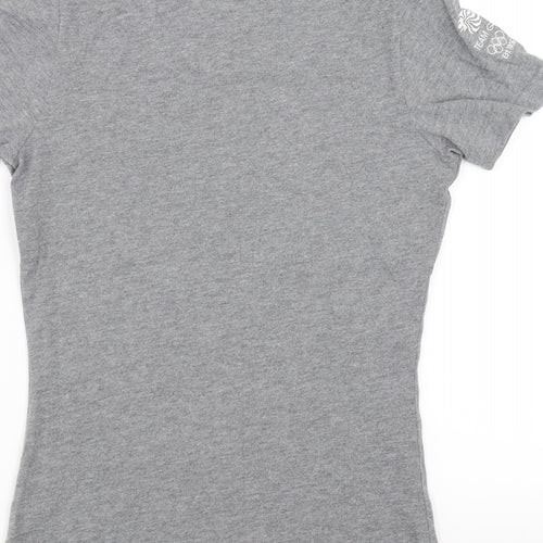 Team GB Womens Grey   Basic T-Shirt Size 8  - Team GB