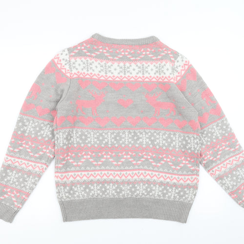 Brave Soul Womens Grey   Pullover Jumper Size 18  - Christmas  Jumper