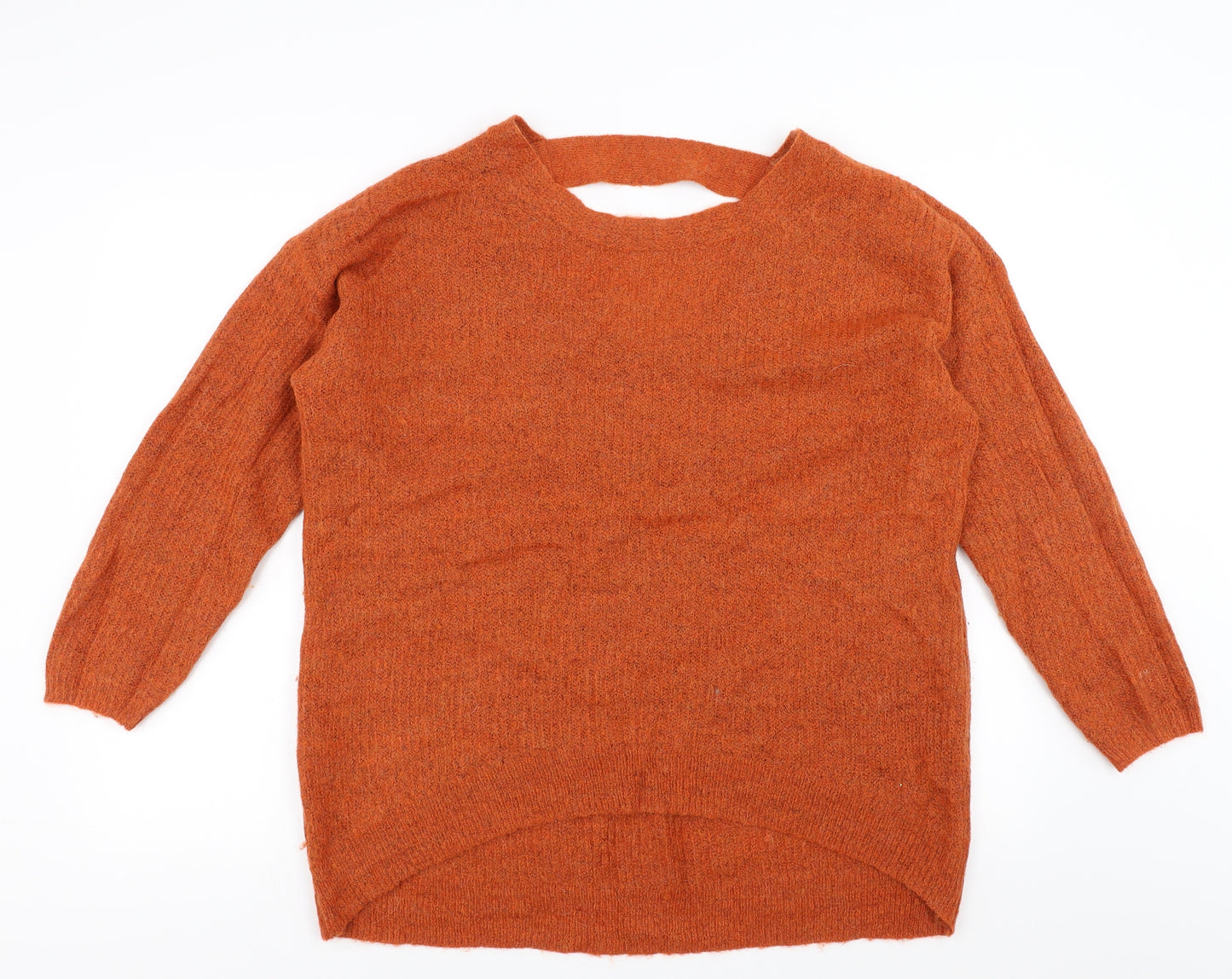 Sainsburys Womens Orange   Pullover Jumper Size 18