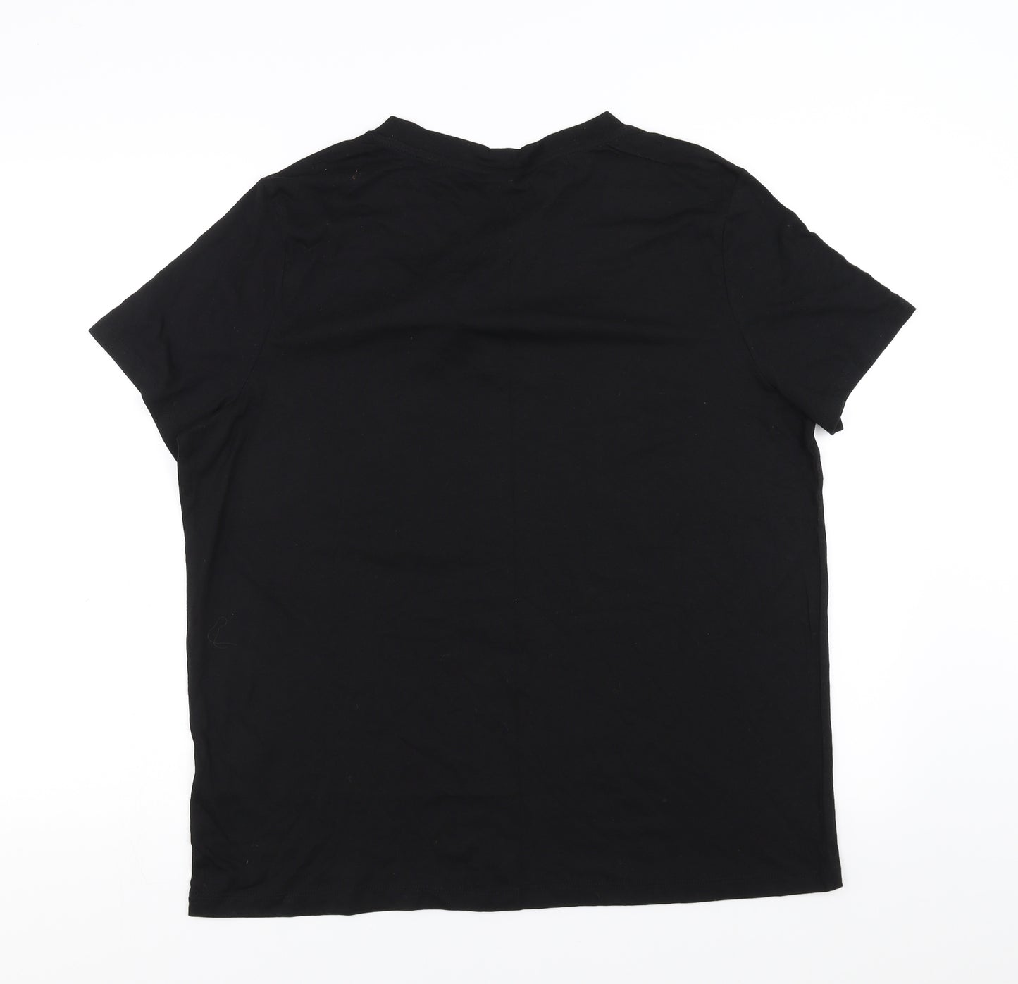 Disney Womens Black   Basic T-Shirt Size 16  - cruella de ville