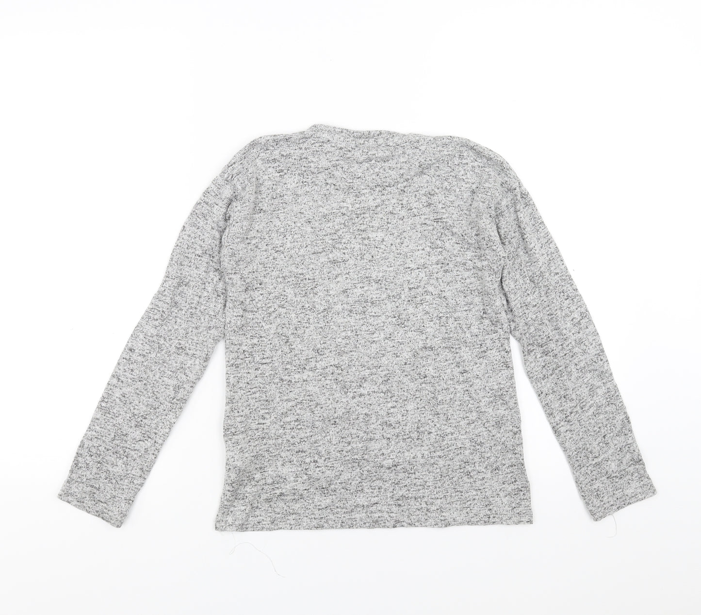 Primark Girls Grey   Pullover Jumper Size 10-11 Years  - star sequin