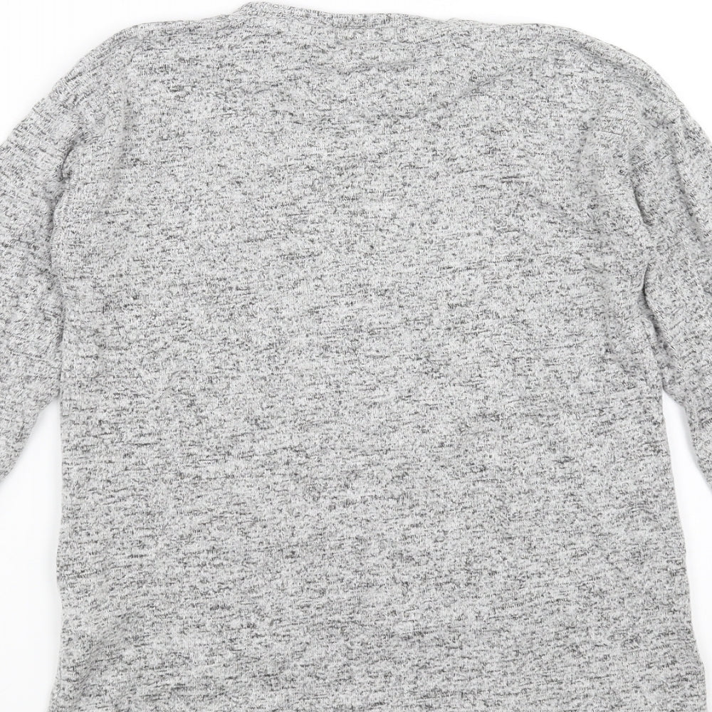 Primark Girls Grey   Pullover Jumper Size 10-11 Years  - star sequin