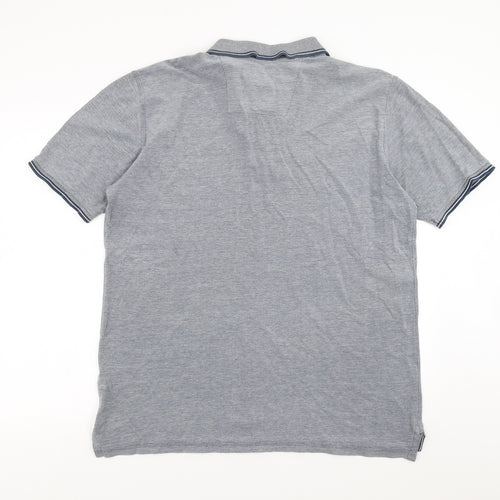 Boston Crew Mens Blue    Polo Size L