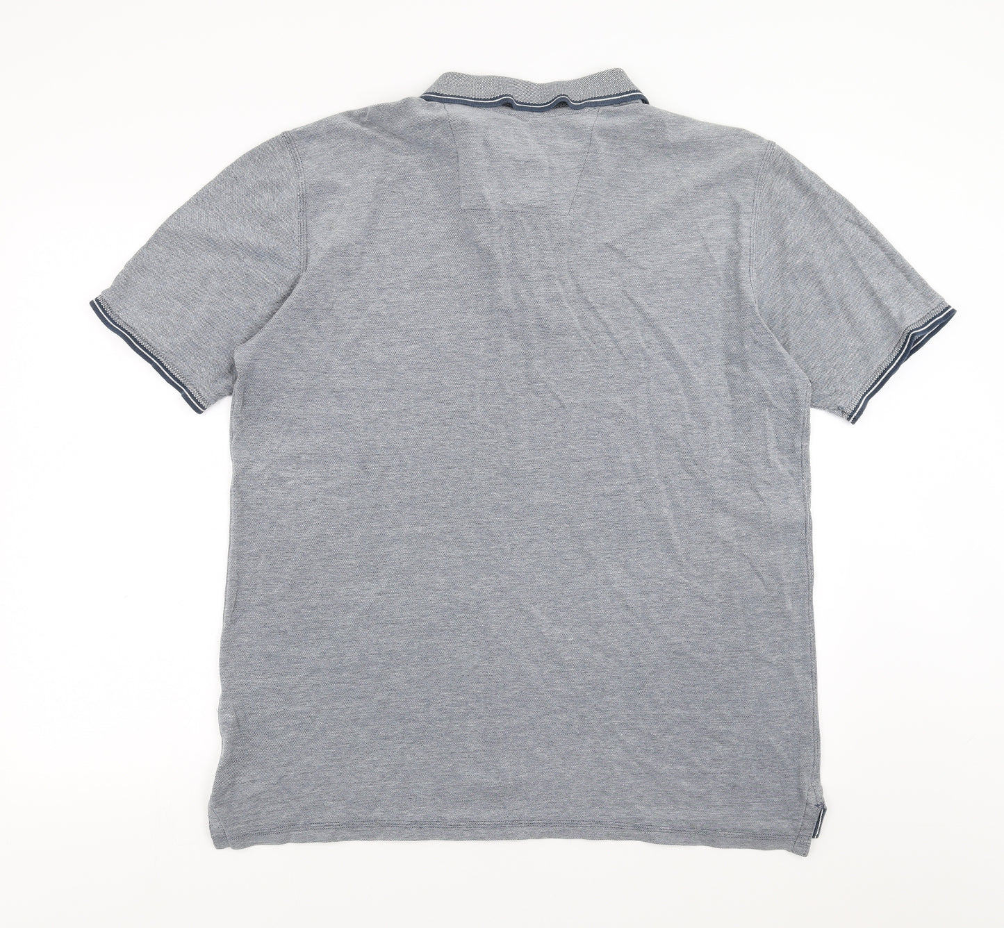 Boston Crew Mens Blue    Polo Size L