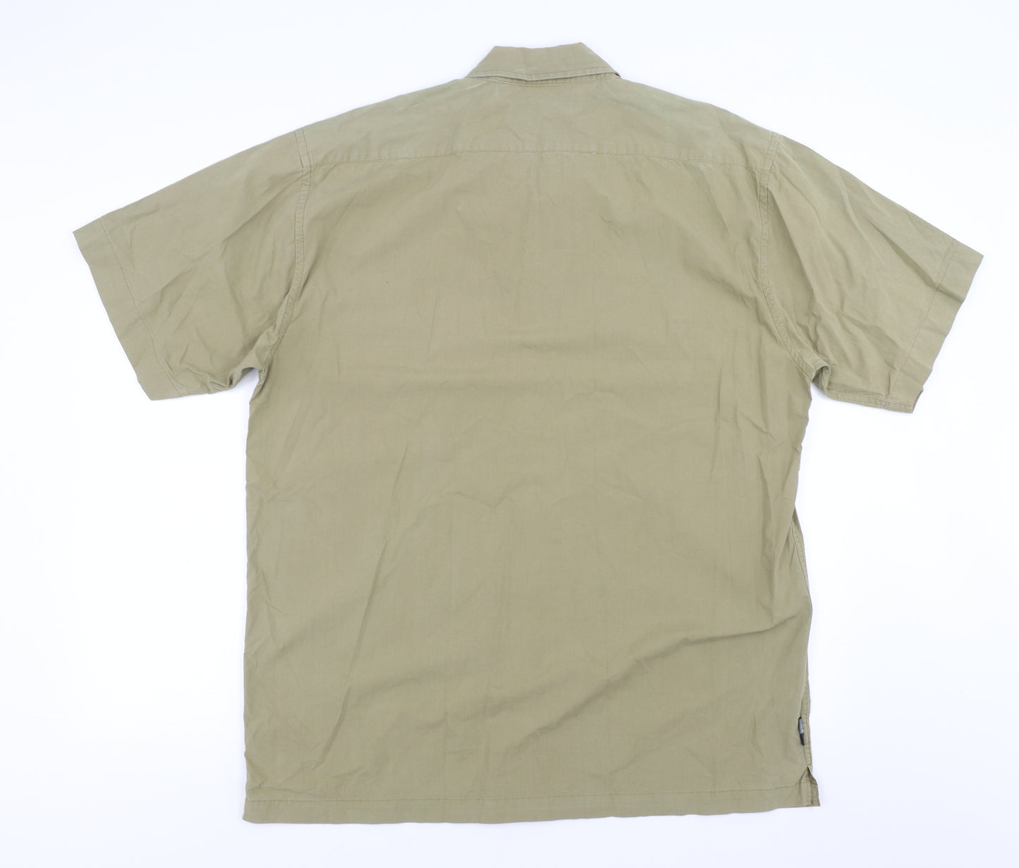 Armando Mens Green    Button-Up Size L  - Cargo Style