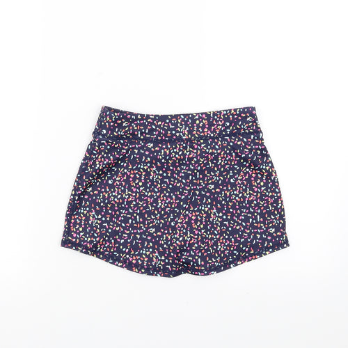 Gap Girls Blue Geometric  A-Line Skort Size 10-11 Years