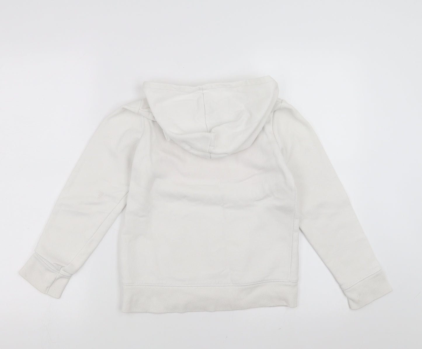 Gap Girls White   Pullover Hoodie Size 10-11 Years