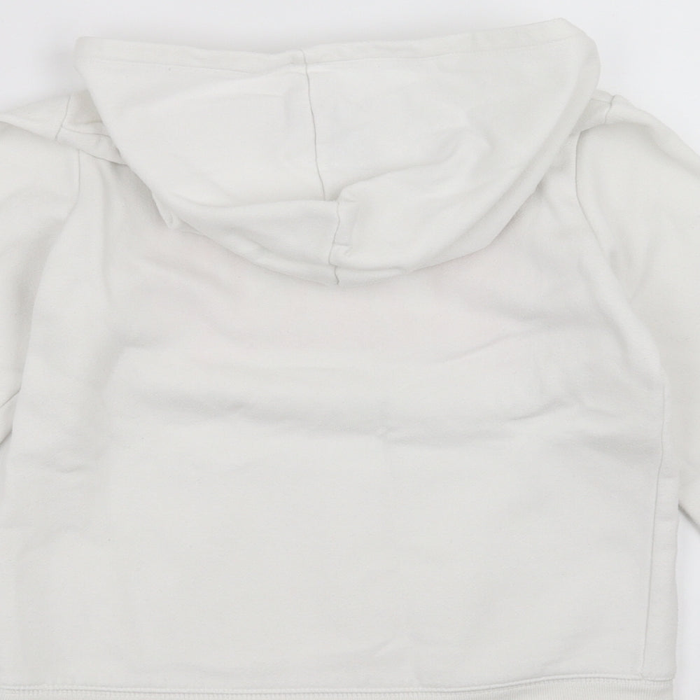 Gap Girls White   Pullover Hoodie Size 10-11 Years