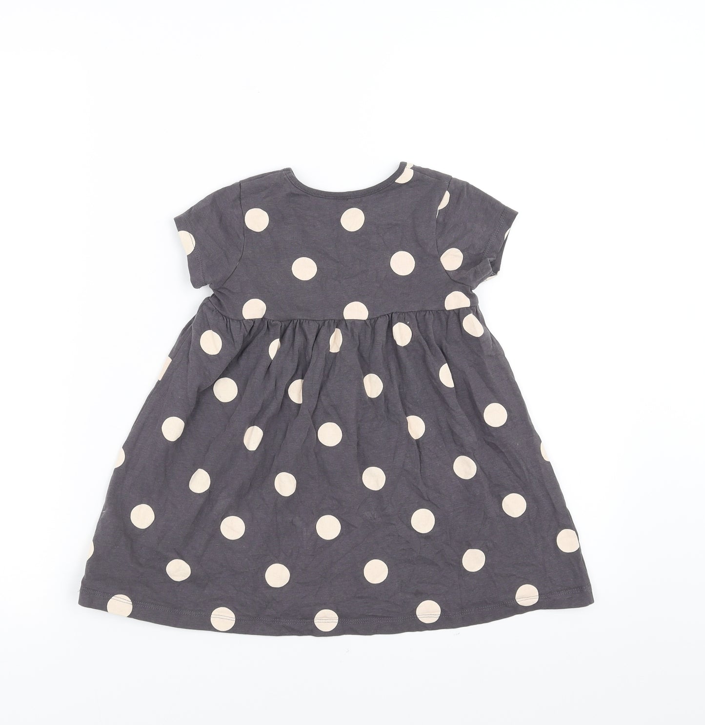 George Girls Purple Polka Dot  T-Shirt Dress  Size 18-24 Months