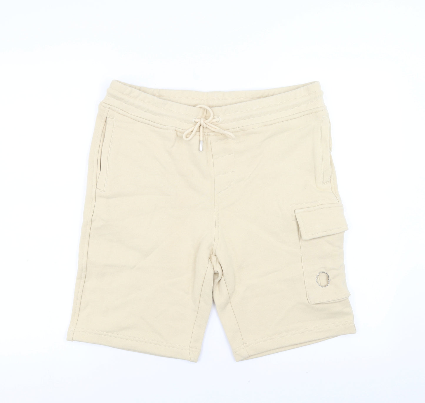 C.P. Company Mens Beige   Sweat Shorts Size L