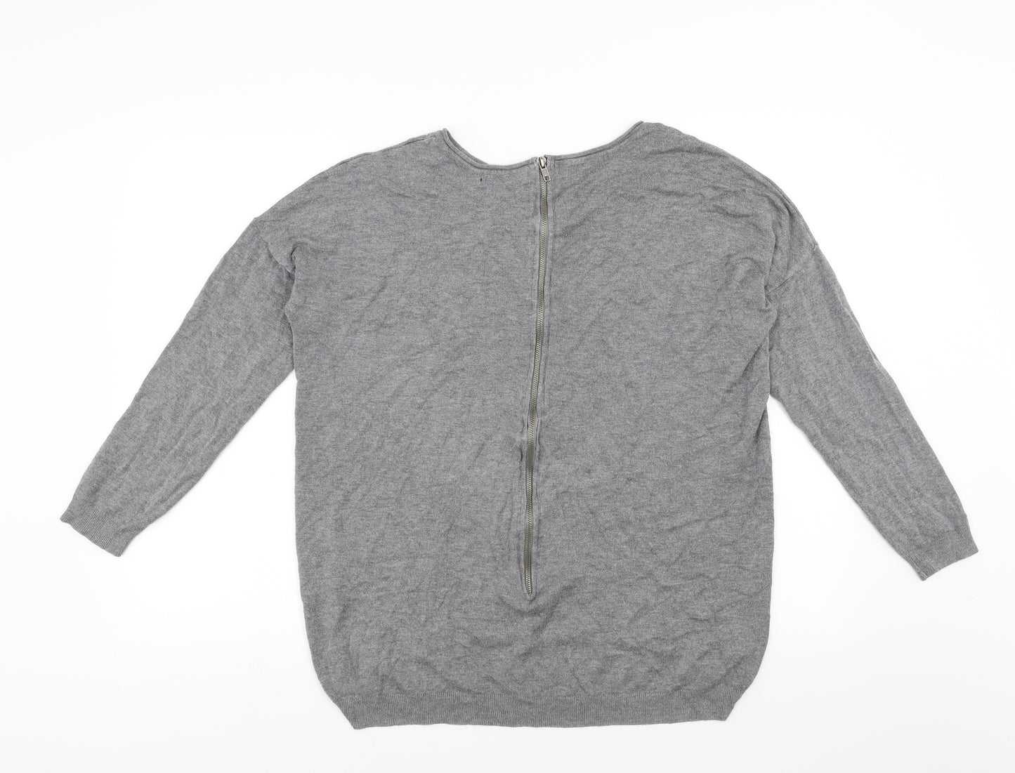 Primark Womens Grey   Pullover Jumper Size M