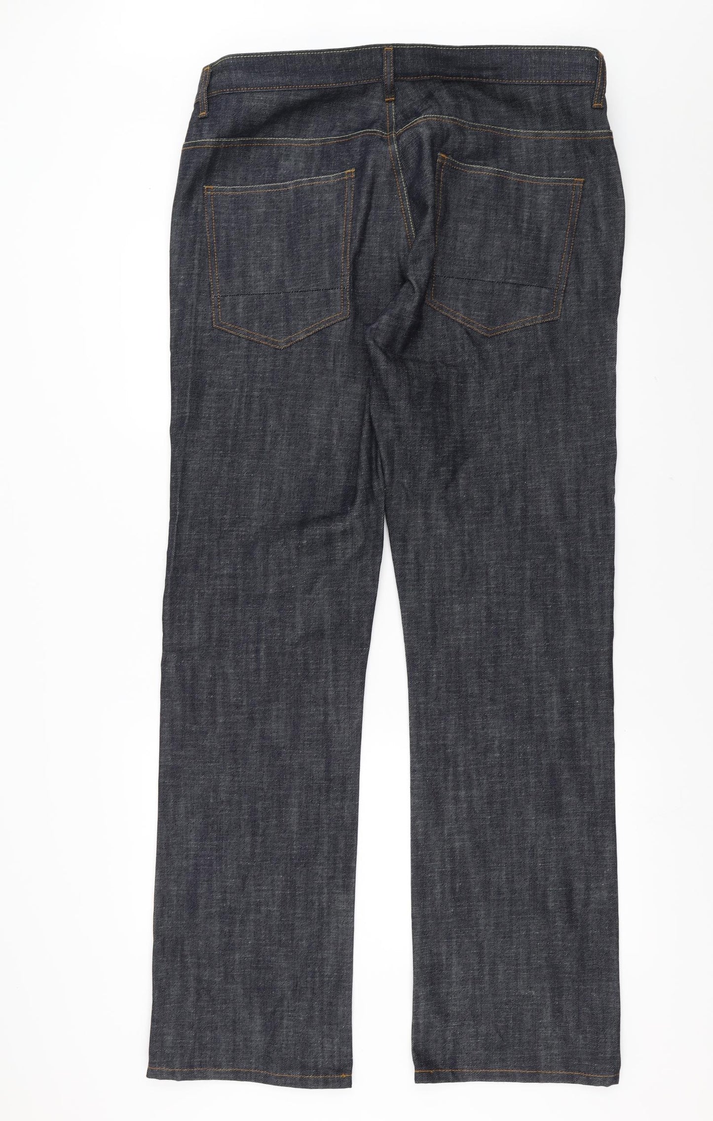 Primark Mens Blue  Denim Straight Jeans Size 38 in L34 in