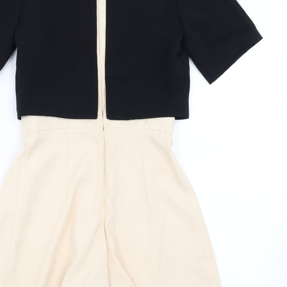 Miss Selfridge Womens Black   Playsuit One-Piece Size 8
