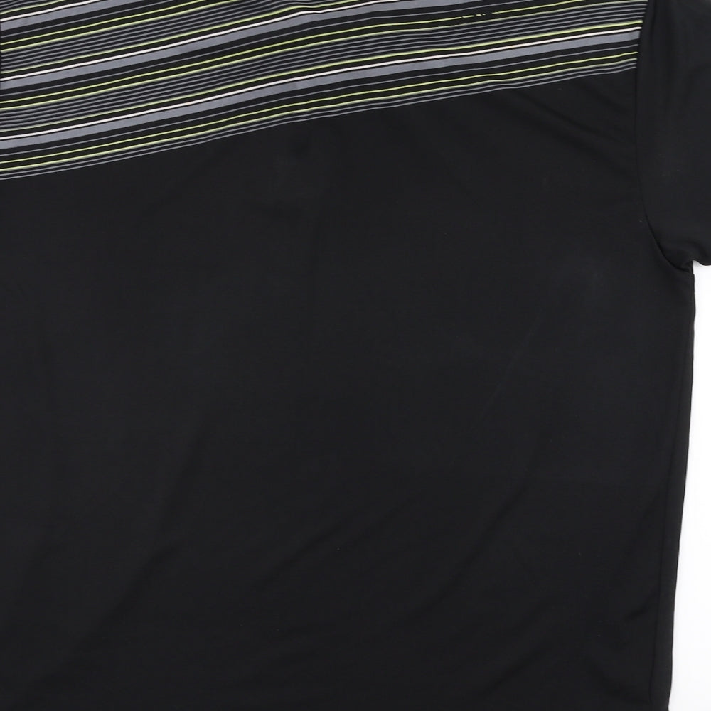 Dunlop Mens Black    Polo Size S