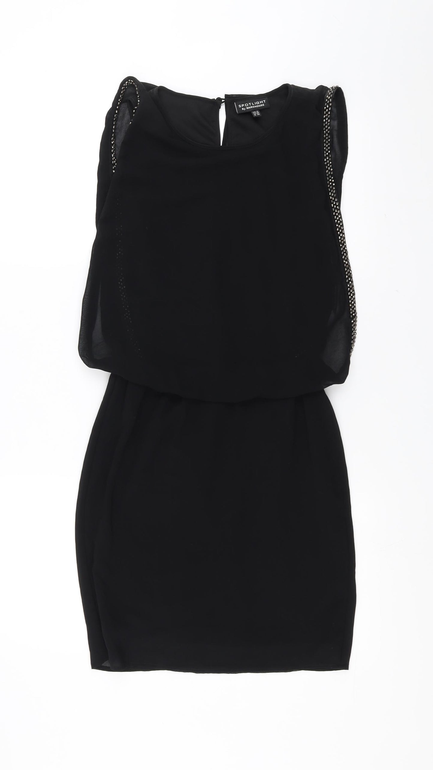 Warehouse Womens Black   Pencil Dress  Size 8