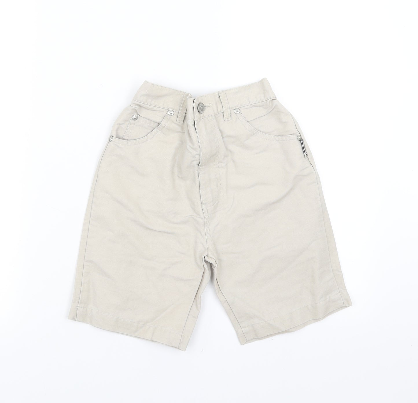 Adams Boys Beige   Chino Shorts Size 7 Years