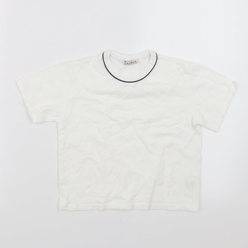 George Boys White   Basic T-Shirt Size 3-4 Years