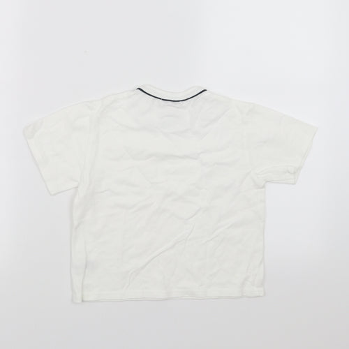 George Boys White   Basic T-Shirt Size 3-4 Years