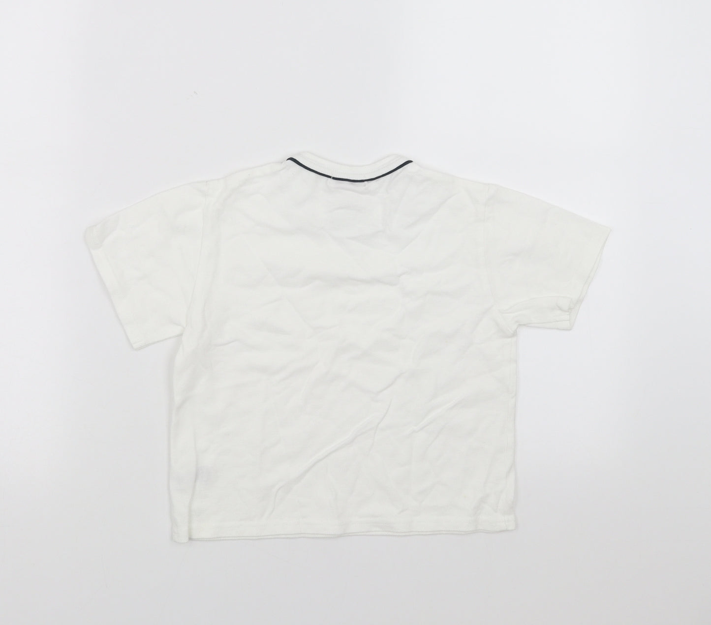 George Boys White   Basic T-Shirt Size 3-4 Years