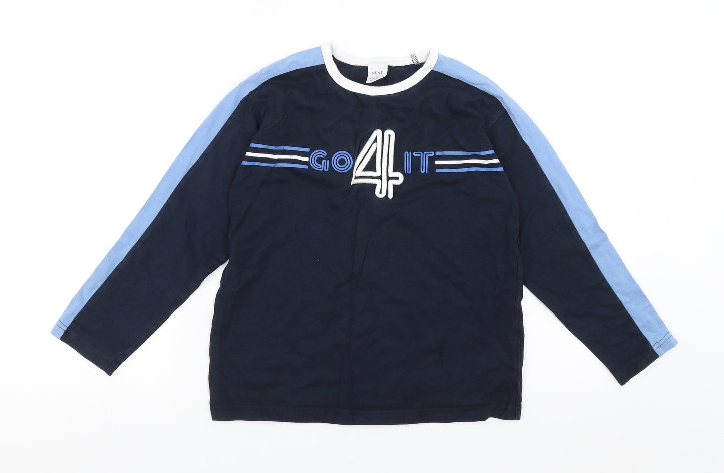 NEXT Boys Blue   Basic T-Shirt Size 8 Years  - go 4 it