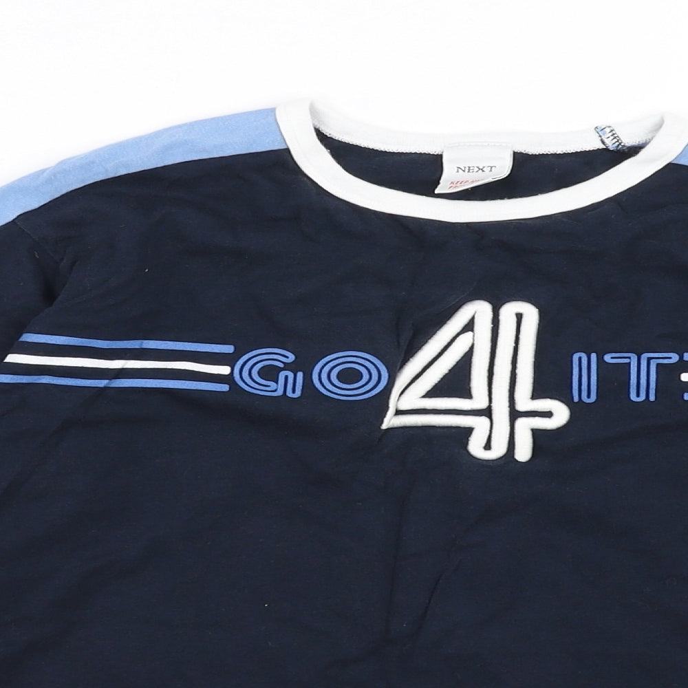 NEXT Boys Blue   Basic T-Shirt Size 8 Years  - go 4 it