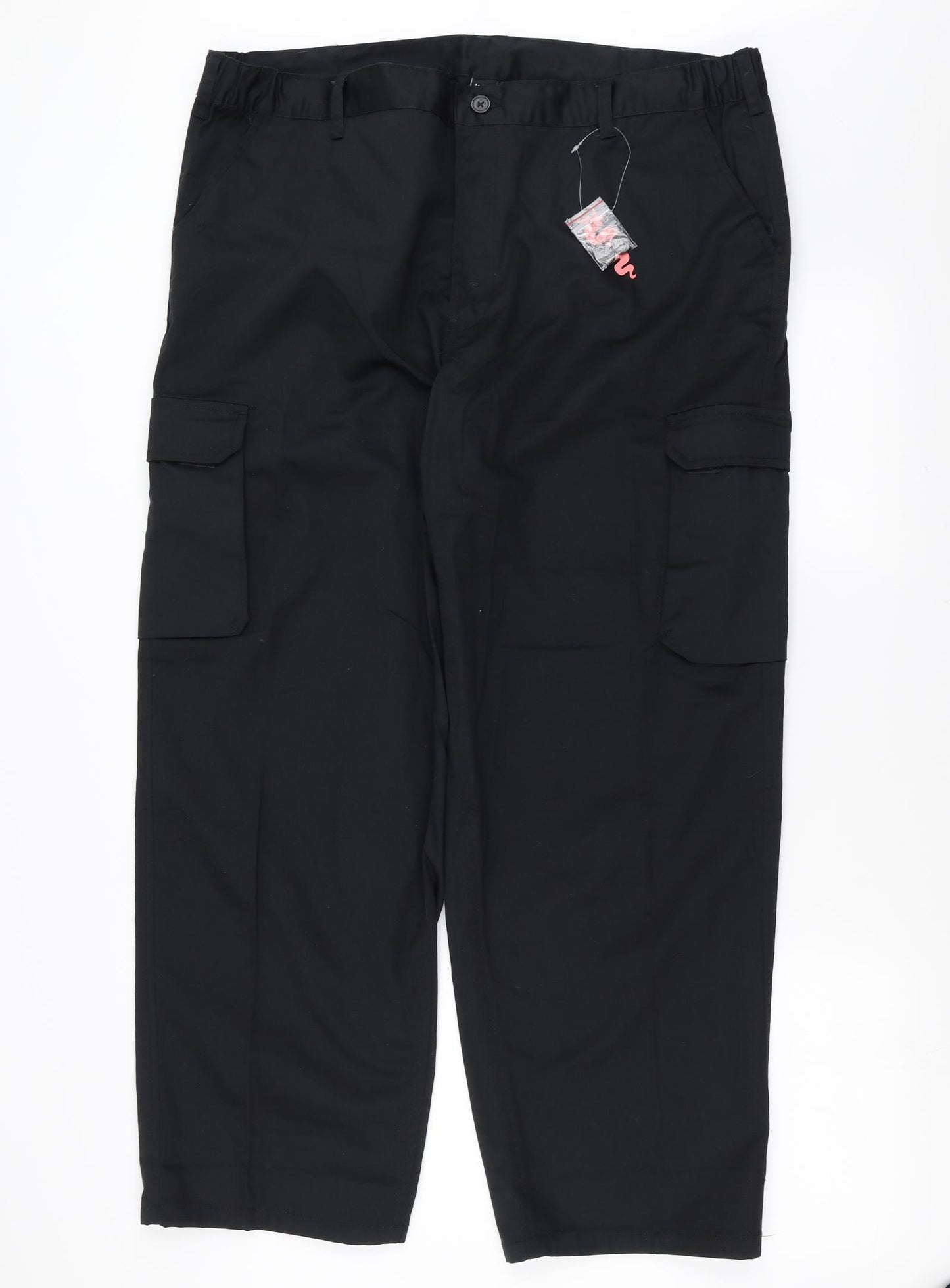 Warrior Womens Black   Cargo Trousers Size 24 L29 in