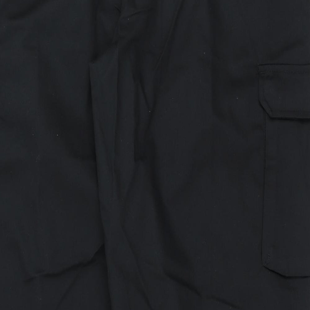 Warrior Womens Black   Cargo Trousers Size 24 L29 in