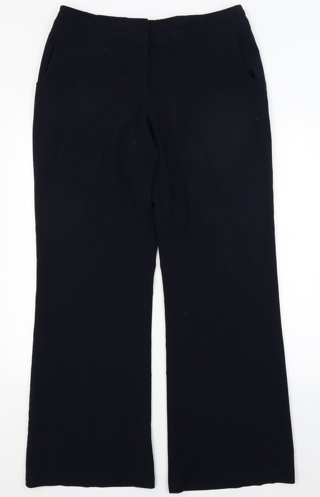 Marks and Spencer Womens Blue   Trousers  Size 14 L28 in