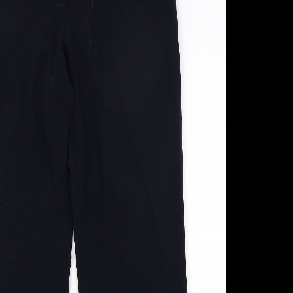 Marks and Spencer Womens Blue   Trousers  Size 14 L28 in