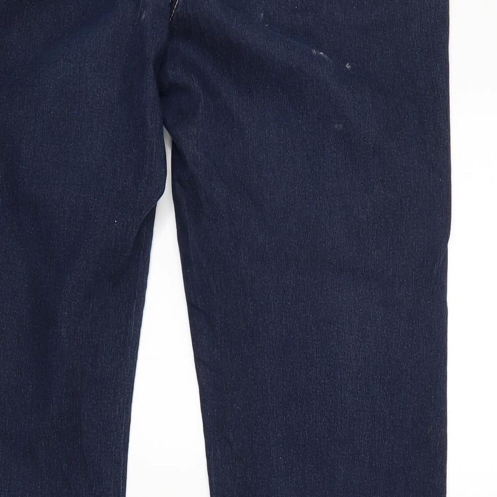 TU Womens Blue  Denim Bootcut Jeans Size 14 L28 in
