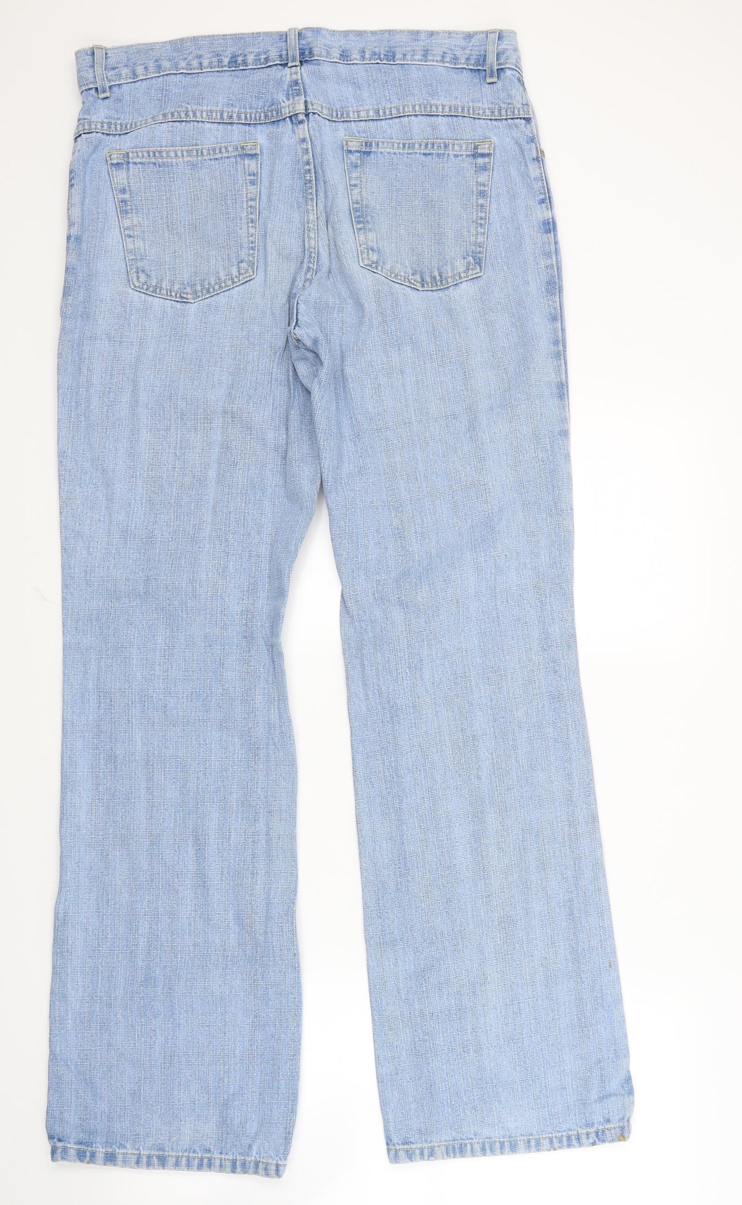 Marks and Spencer Womens Blue  Denim Bootcut Jeans Size 14 L31 in