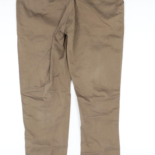 Allen Solly Womens Brown   Trousers  Size 10 L24 in
