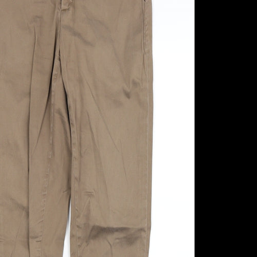 Allen Solly Womens Brown   Trousers  Size 10 L24 in