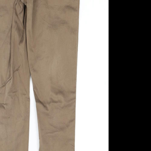 Allen Solly Womens Brown   Trousers  Size 10 L24 in