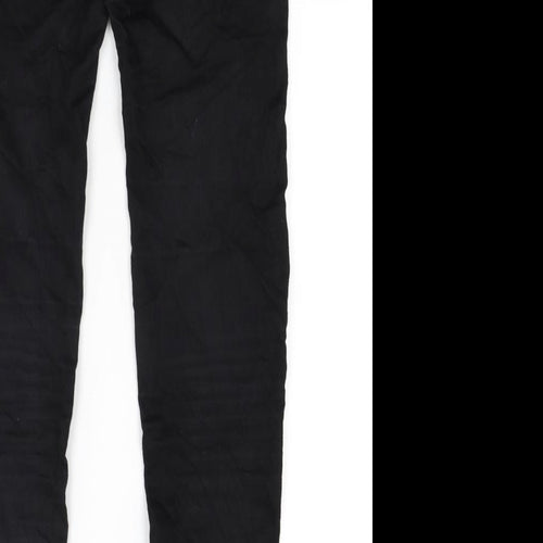 Fb Womens Black  Denim Skinny Jeans Size XS L28 in