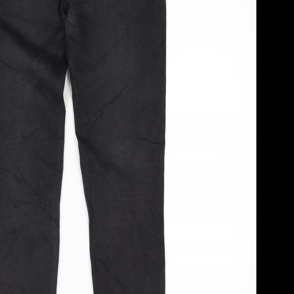 Miss girl Womens Black  Denim Skinny Jeans Size 8 L27 in