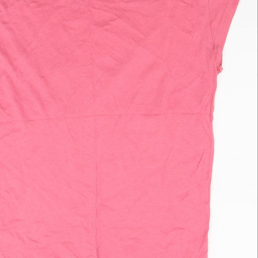 PUMA Womens Ivory  Jersey Basic T-Shirt Size XS